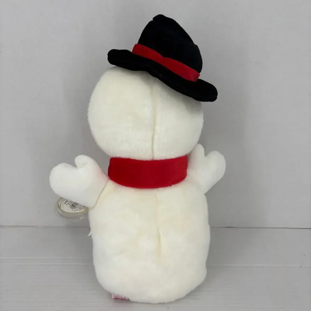 Ty Beanie Buddies Snowball‎ White Snowman Plush Top Hat 12 Inch Vintage 2001
